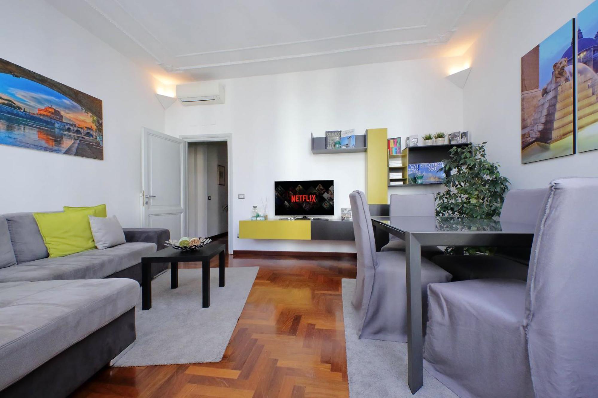Luxury Apartment Vaticano-S'Peter Basilica - Netflix Wifi - Aircond Rom Exterior foto